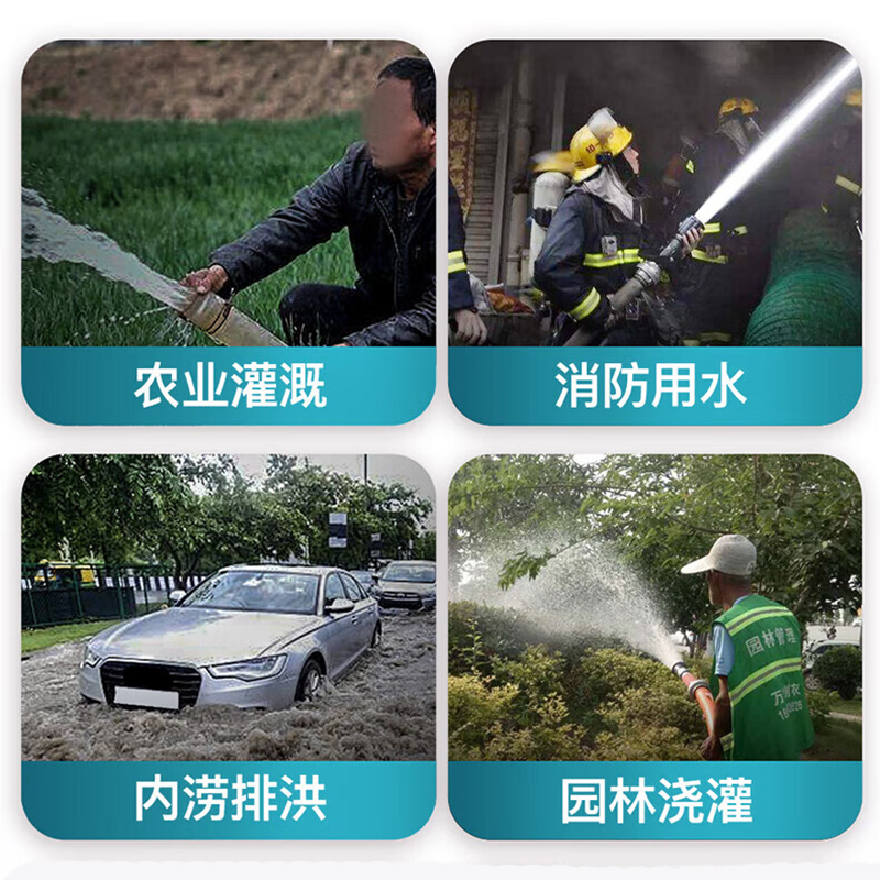 玉柴机器(YC DIESEL)4寸 柴油抽水机 应急防汛备用 四寸柴油抽水泵 手启动 YC100B高清大图
