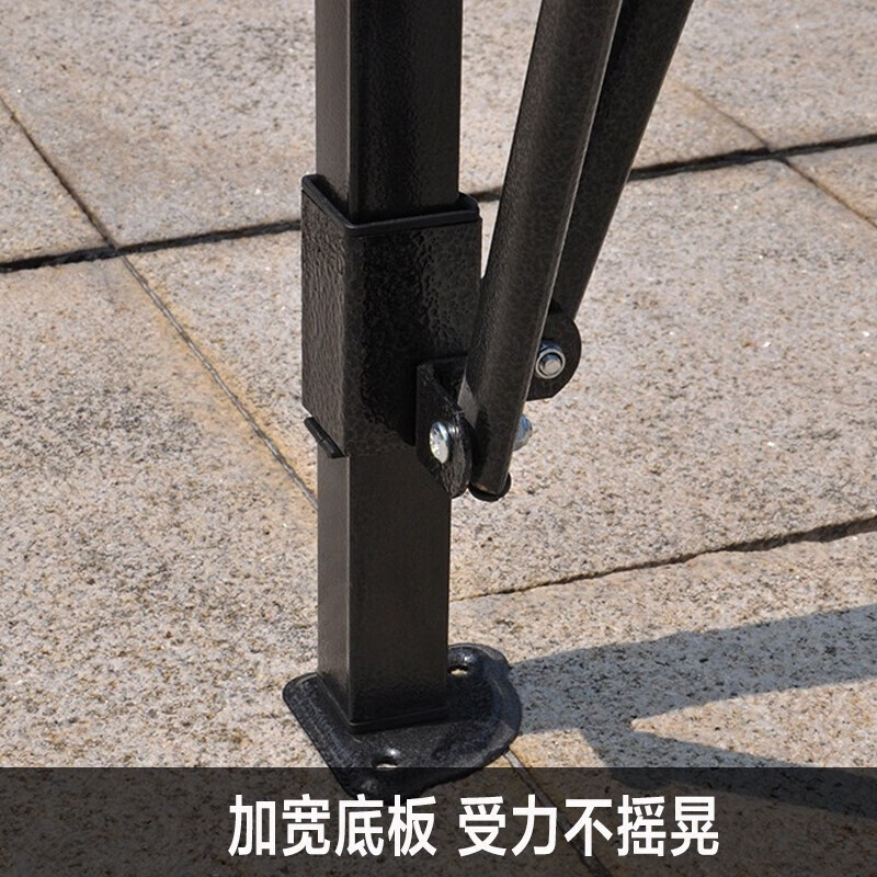 TOPSKY户外广告帐篷四脚遮阳棚摆摊烧烤棚活动展销棚3*3迷彩加强款高清大图
