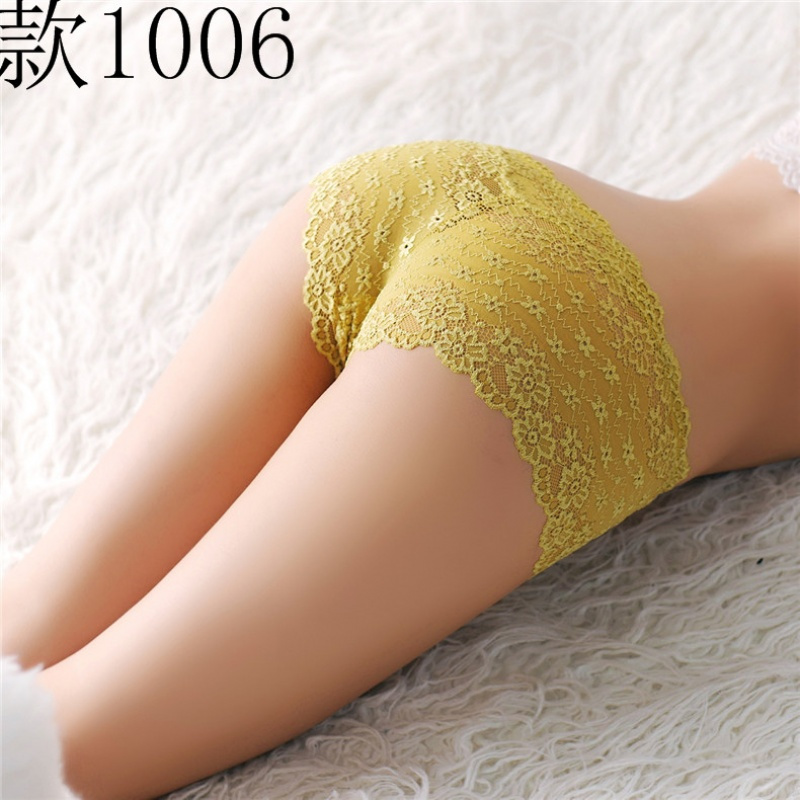 性感平角透明蕾丝女士情趣内衣内裤透视夜火激情用品舔食T裤C裤