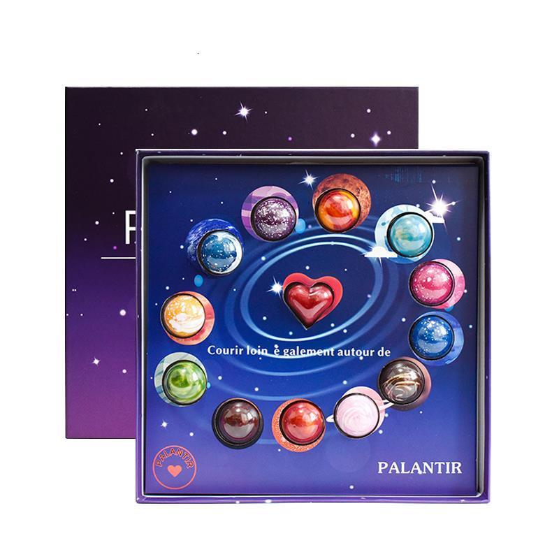 创意零食夹心星空星球巧克力礼盒装送男女朋友生日情人节年货