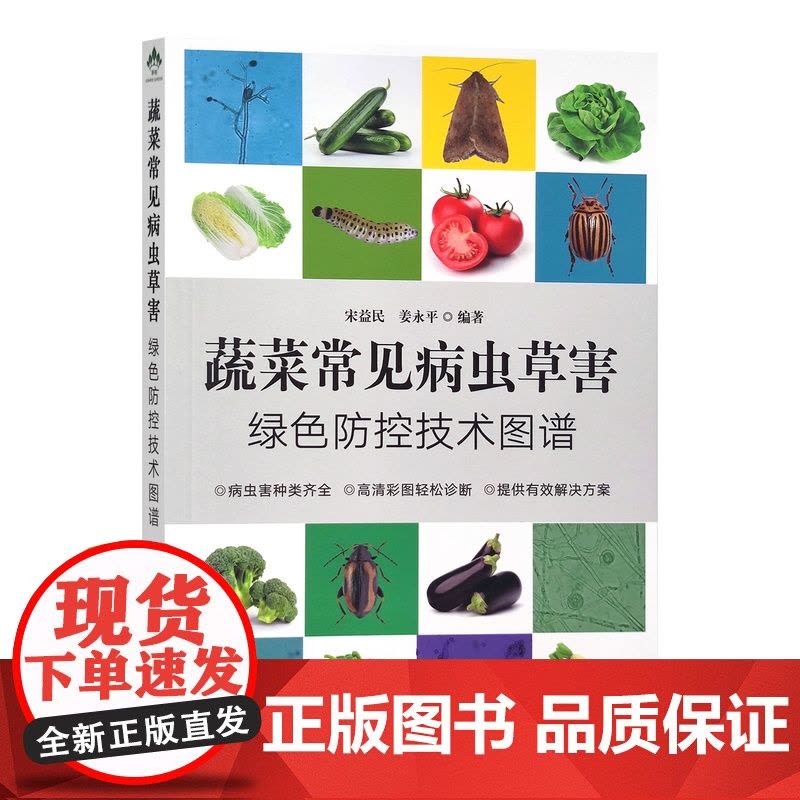 蔬菜常见病虫草害绿色防控技术图谱图片