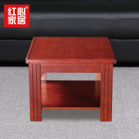 [红心家居]现代中式简约沙发皮艺沙发中式沙发茶几组合套装