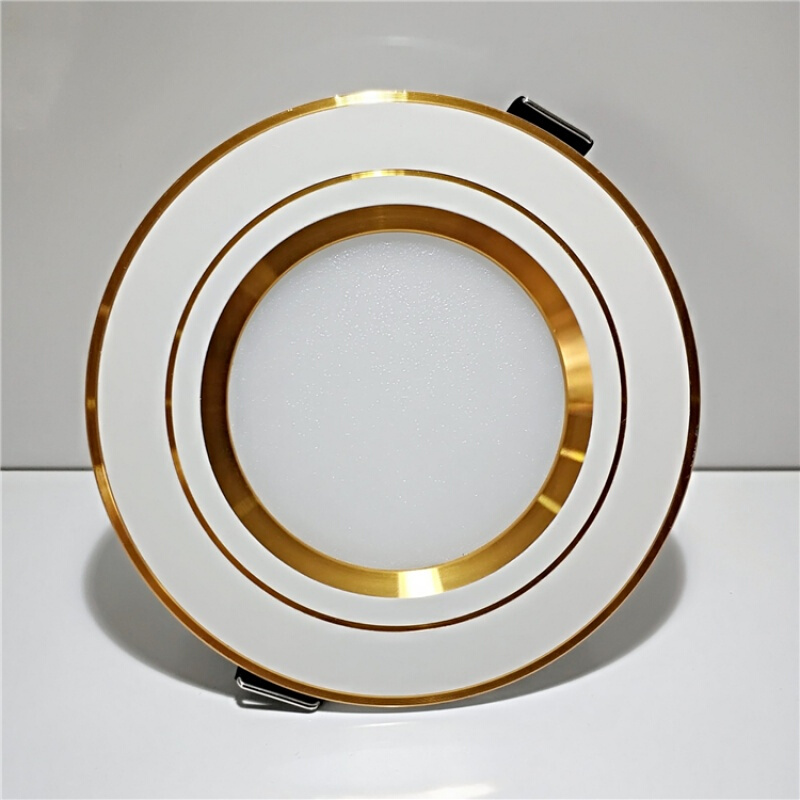 led天花灯客厅筒灯开孔7589cm1012公分嵌入式灯孔灯4寸12w4寸金9w暖光