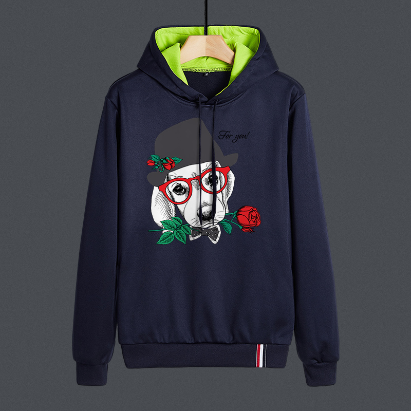 冬季男士卫衣加绒加厚打底衫保暖衣服长袖青少年上衣胖子连帽L233