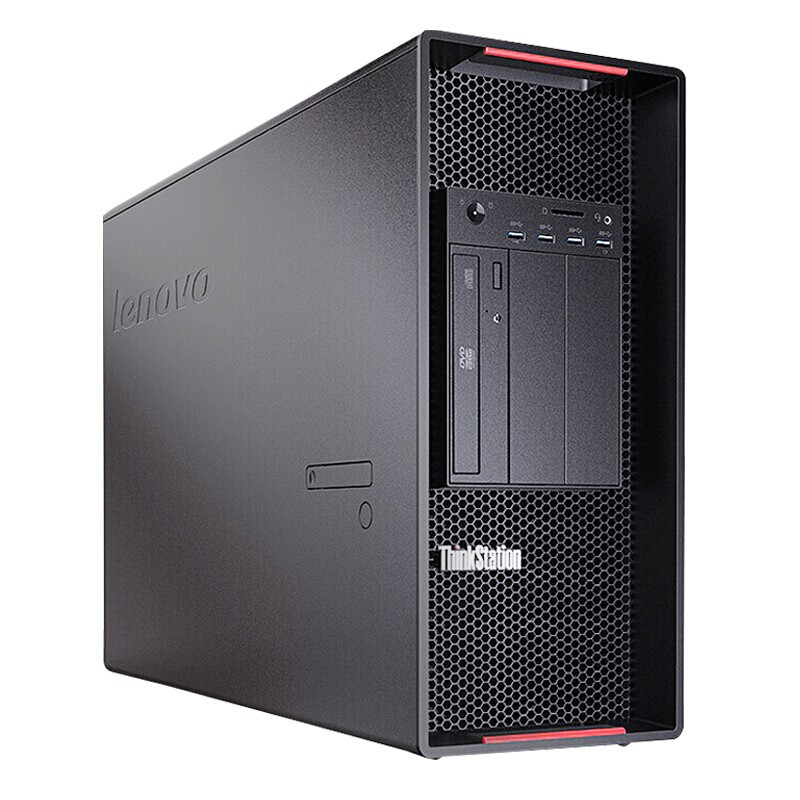 联想ThinkStation P920 图形工作站 设计建模 台式电脑 4210R*2 16G*2 256GSSD+2T SATA P2200 5G 1400W 定制