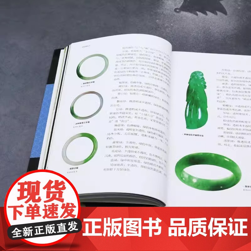 翡翠鉴藏全书 介绍翡翠的发展历程以及艺术特点鉴定翡翠概论入门收藏鉴赏选购翡翠学摩汰识翠收藏鉴赏大全书籍高清大图