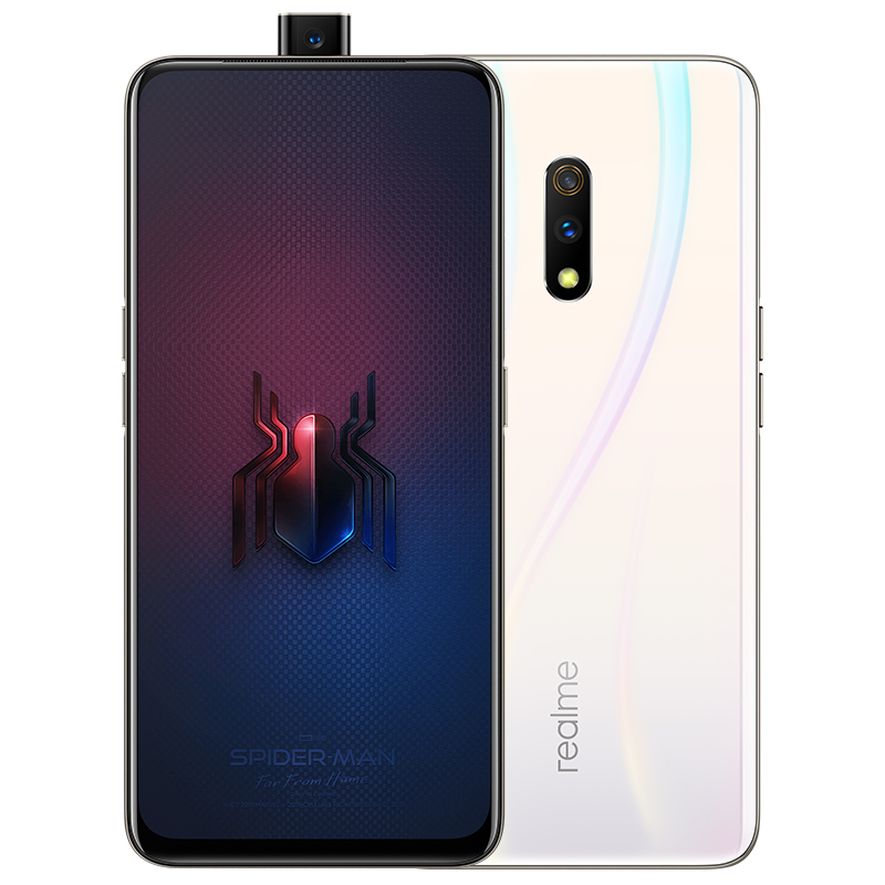 realme X 《蜘蛛侠:英雄远征》电影定制礼盒 4800万像素 升降全面屏 VOOC 闪充 3.0 8+128GB 超能蒸汽白 全网通双卡双待 正品智能手机