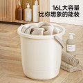 五月花水桶手提16L*1只装 大容量宿舍泡脚桶拖把桶家用储水耐用加厚塑料
