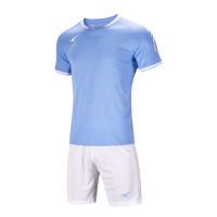 UCAN锐克 211S09645 短袖足球服 成人专业运动训练服 蜜 白色(套装)S-4XL 购买时备注颜色码数