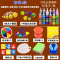 儿童diy绘画材料套装 水彩水粉颜料美术海绵画刷拓印工具画画涂鸦