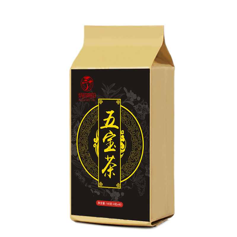 再春堂五宝茶玛咖养生茶男人茶黄精枸杞大麦配方补气茶桑葚茶八宝茶 (净含量)值160g/袋装