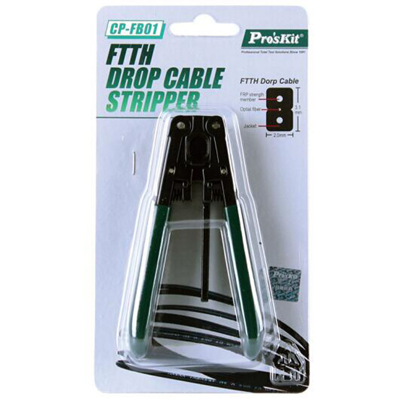 工具库 宝工ProsKit CP-FB01 皮线光纤开剥器 3.1x2.0mm