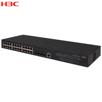 华三(H3C)S5500v3-24P-SI 24口三层千兆核心交换机 2个SFP端口 2个SFP+端