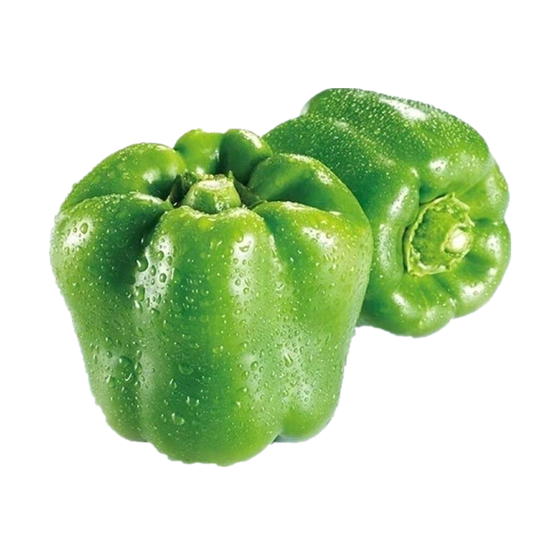 靓果汇顺丰派送山东圆椒25斤新鲜蔬菜农家青甜辣椒2件合并一箱发货