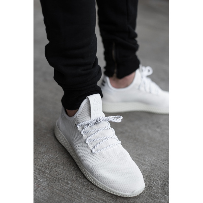 正品阿迪达斯adidas x Pharrell Williams联名款透气系带男女低帮休闲鞋