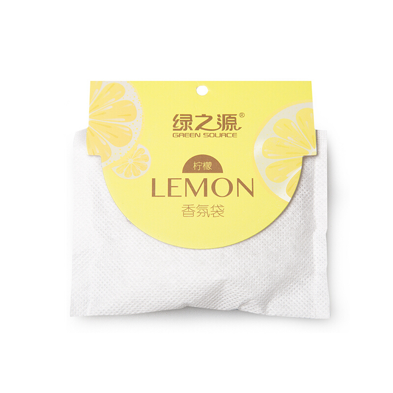 绿之源 (10g*3袋)柠檬香氛袋衣柜芳香剂室内精油香袋除味香包Z-0170