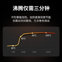 荣事达CY628D饮水机家用智能全自动下置水桶小型立式泡茶艺多功能茶吧机冰温热智能遥控食品级黑色安全童锁保温