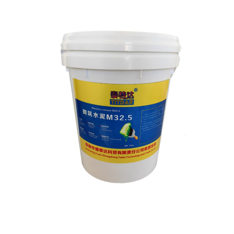 泰特达 砌筑水泥M32.5 灰色25KG 桶高清大图