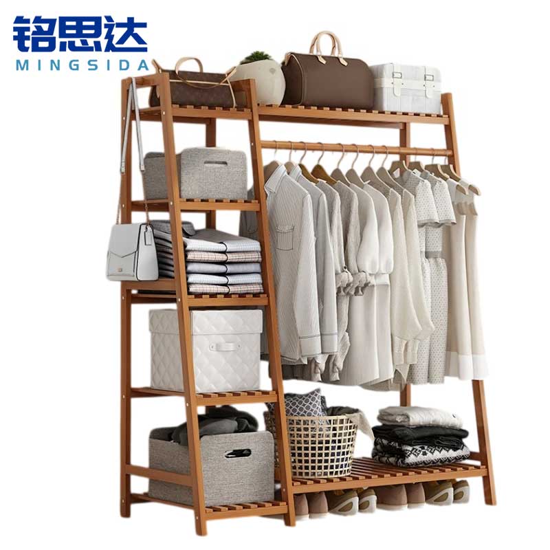 铭思达衣帽架110cm个高清大图