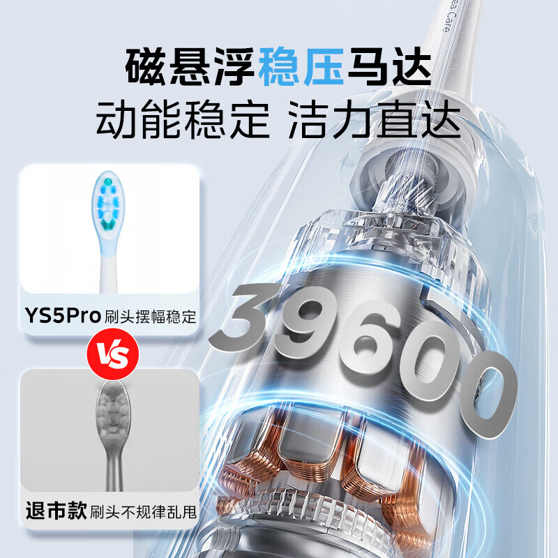 美的(Midea)电动牙刷 YS5pro 极地白高清大图
