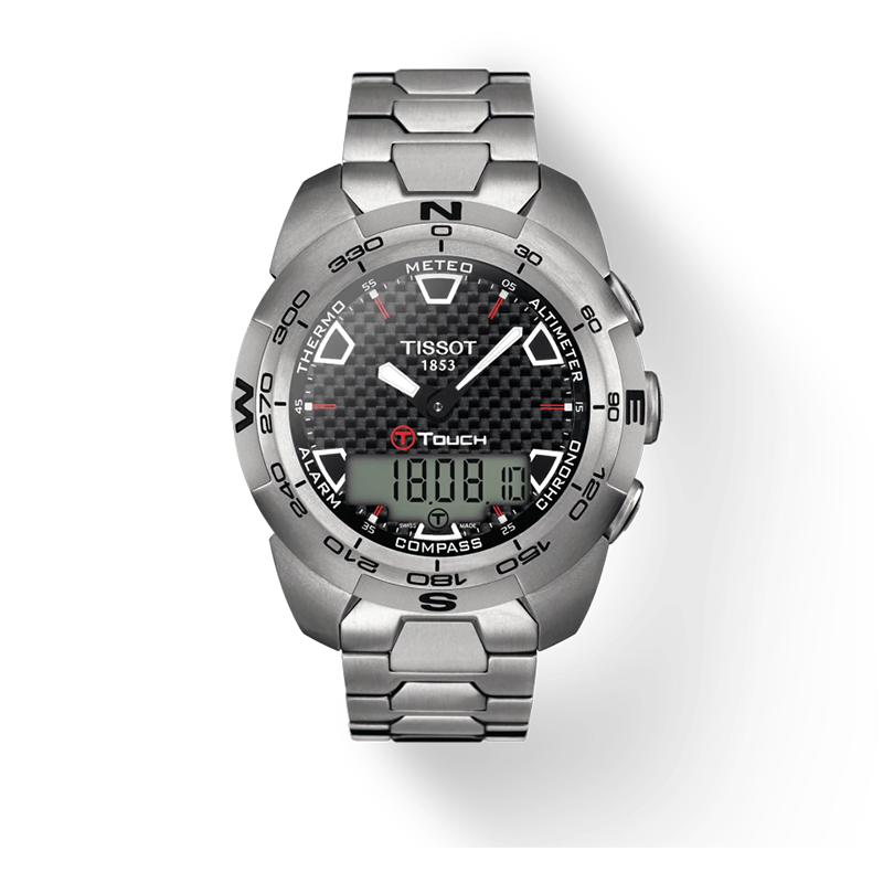 瑞士天梭(tissot)手表腾智系列 钛金属 石英 男士手表