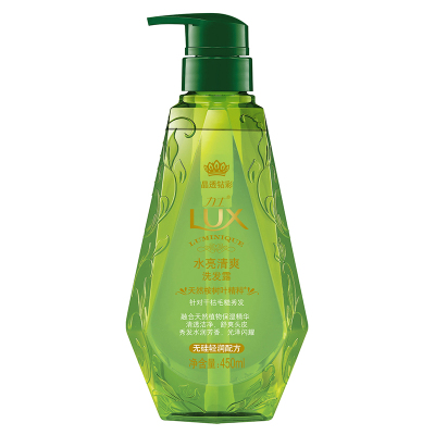 力士(Lux)洗发水 水亮清爽洗发露450ml[联合利华]