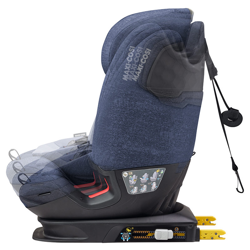 maxicosi汽车儿童安全座椅睿智小巨人9个月-12岁AirProtect专利Titan Pro(游牧蓝)