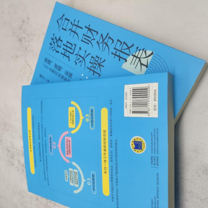 醉染图书合并财务报表落地实操9787111709909高清大图