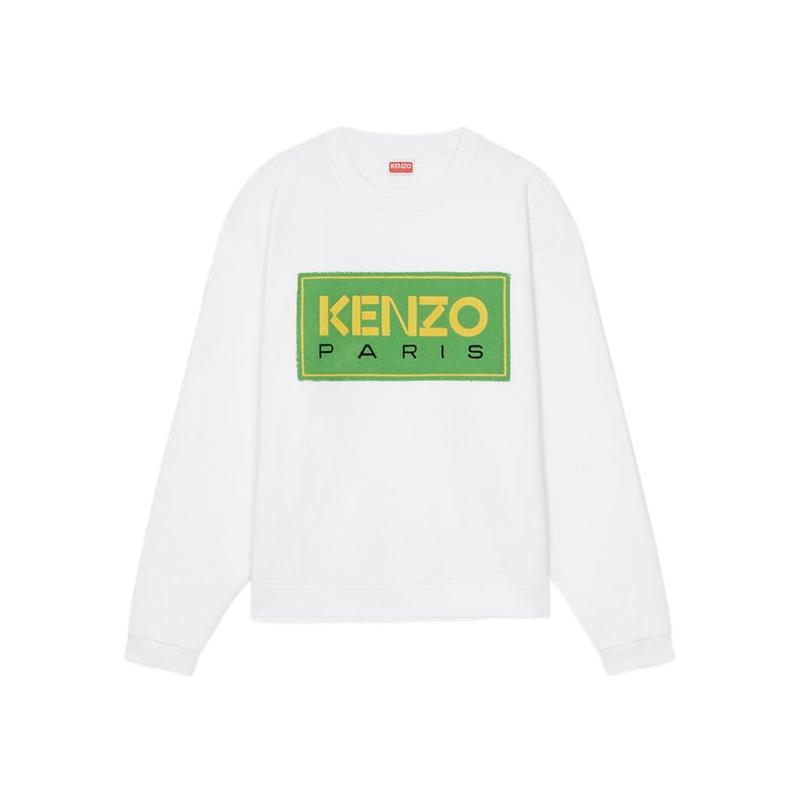 高田贤三(Kenzo)男士圆领棉质卫衣复古风格KENZO刺绣套头休闲百搭