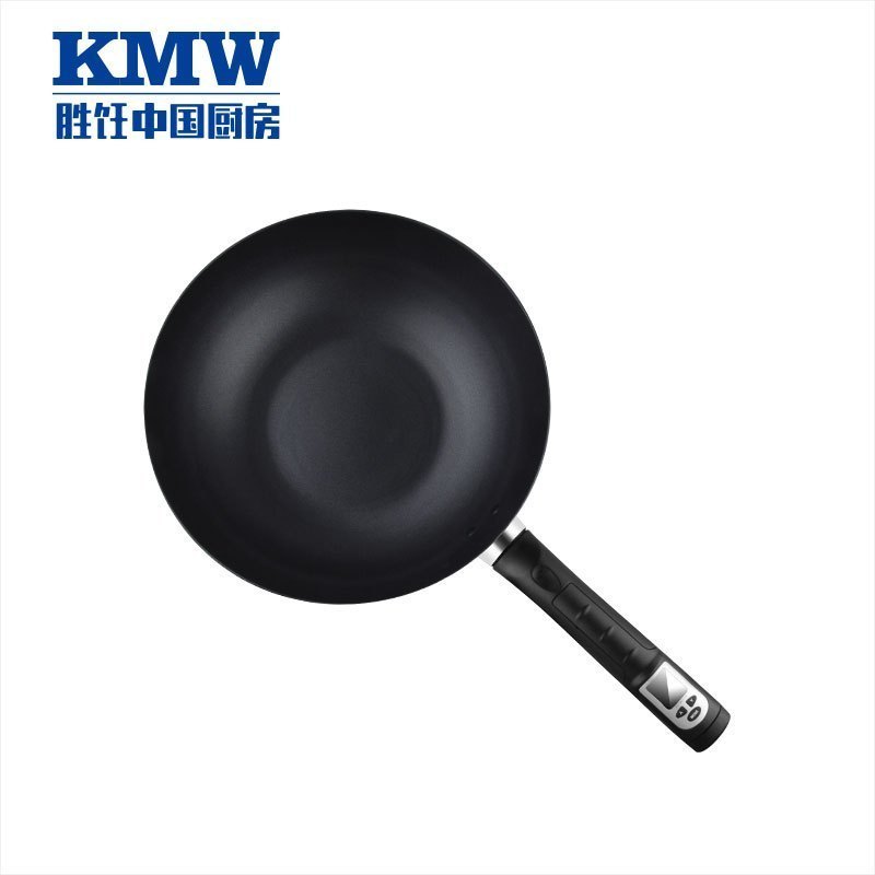 KMW 守望者智能炒锅 GPOT-ZN-LH3020001 智无烟健康炒锅不生锈防油烟 防焦糊 不粘锅炒锅 可定时锅具高清大图