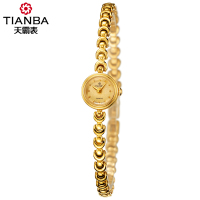 天霸(TIANBA)小表盘手链表休闲时尚气质手表 金属不锈钢专柜同款手链表 石英表 女TL2087