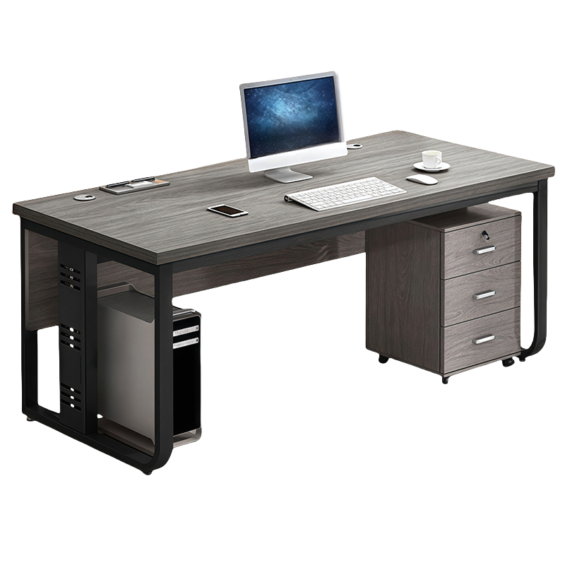 洋能电脑桌1200*800*740mm套高清大图