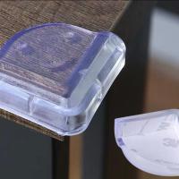 桌角防撞角宝宝安全防摔防磕碰护角防撞条家用玻璃茶几边角防撞贴|笑脸透明防撞角 20个装