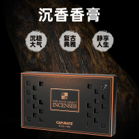 快美特(CARMATE)车载香水香薰四大名香固体香盒汽车固体香膏车内除异味持久淡香 CFR993清爽龙脑香 1盒装