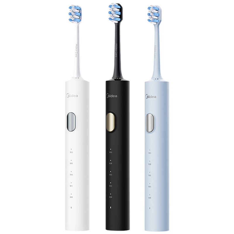 美的电动牙刷声波震动长续航智能换区提醒YS7(颜色随机)