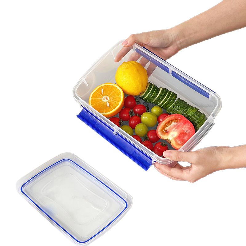 橙亿鸿 带盖密封冰箱保鲜盒 收纳盒 5.5L 31.5*22.5*11cm/个高清大图
