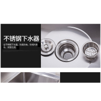 乐创商用洗碗池定制不锈钢厨房水槽单双槽饭店洗碗盆洗菜池洗刷台 三星水槽 1800*700*800mm (1.0mm厚)