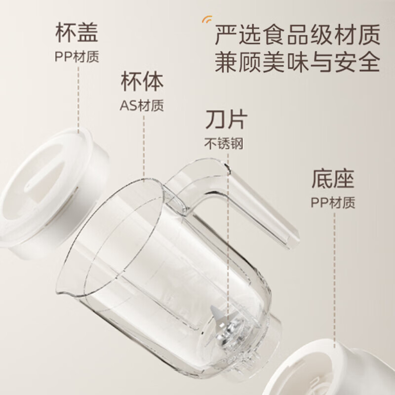 美的 MJ-WBL2507B榨汁机 多功能易清洗 家用小型搅拌机高清大图