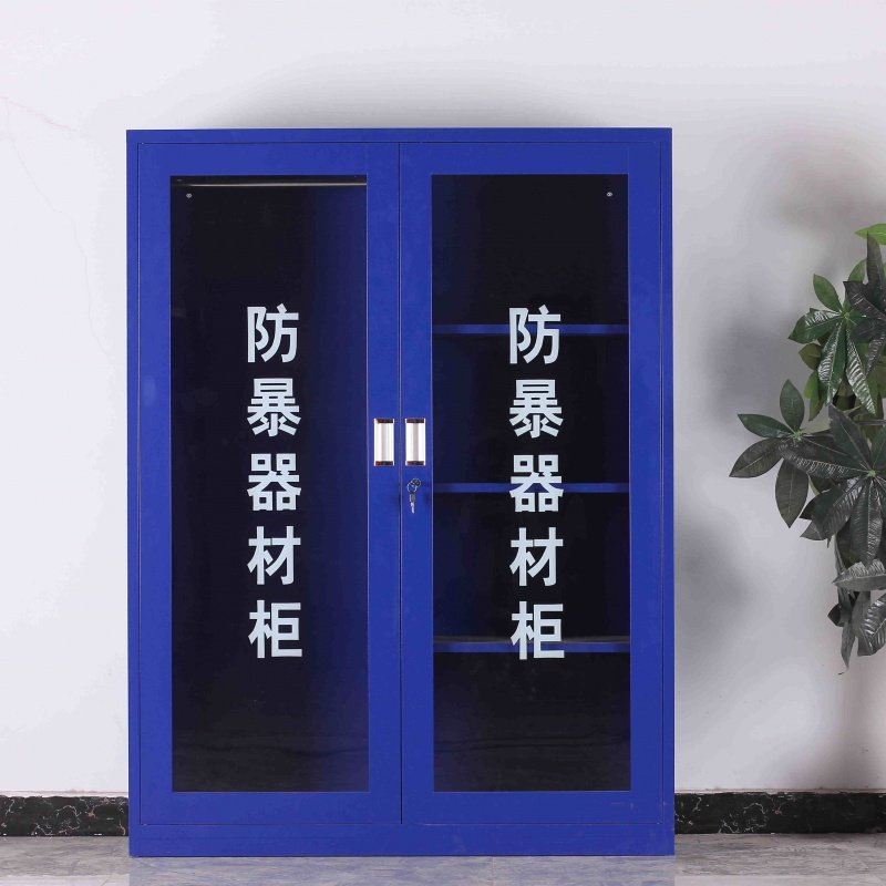 星岛防暴器材柜安全训练器材柜安保警器械柜战备柜反恐装备工具柜1.6米五件套高清大图