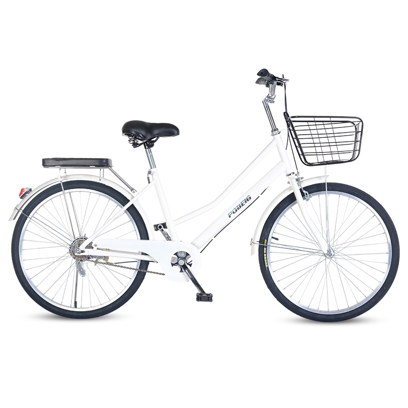 自行车女款成人轻便普通代步通勤复古女士青少年初大学生男士单车