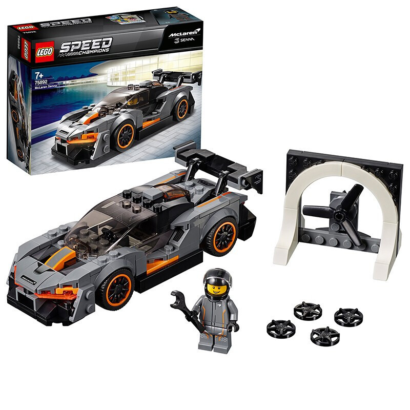 乐高LEGO积木拼装玩具Speed赛车汽车模型儿童男孩子收藏系列 迈凯伦塞纳75892[7+岁 219粒]