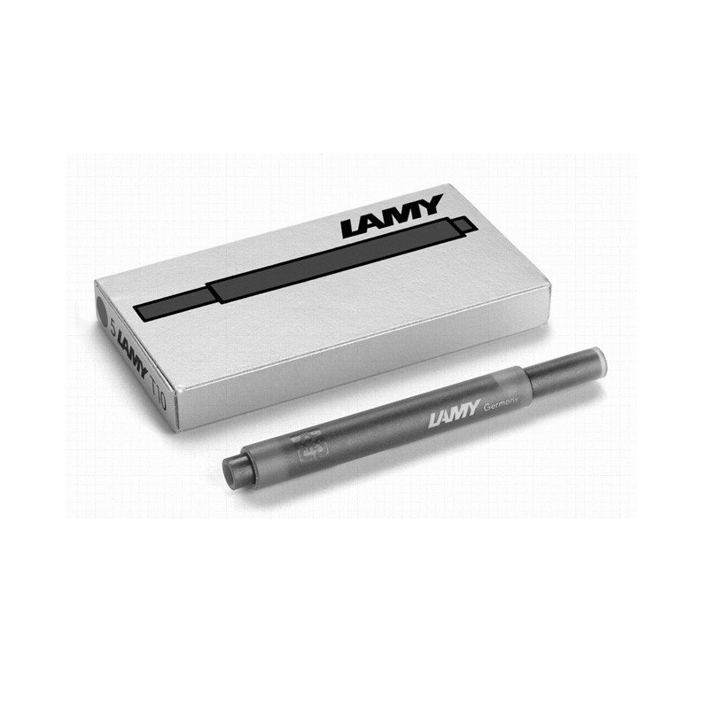 凌美(LAMY)笔芯 T10 签字笔钢笔墨水水笔专用一次性墨水胆笔芯 5支一盒