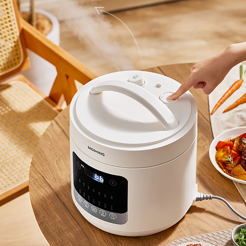 摩动电压力锅6L一机多用微电脑智能触控界面简洁MD-YFB605高清大图