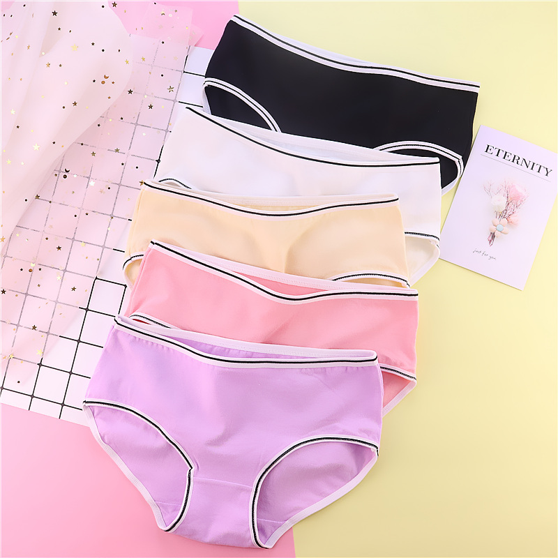 少女内裤女纯棉中大童小学生日系初中学生内裤发育期小孩三角内裤