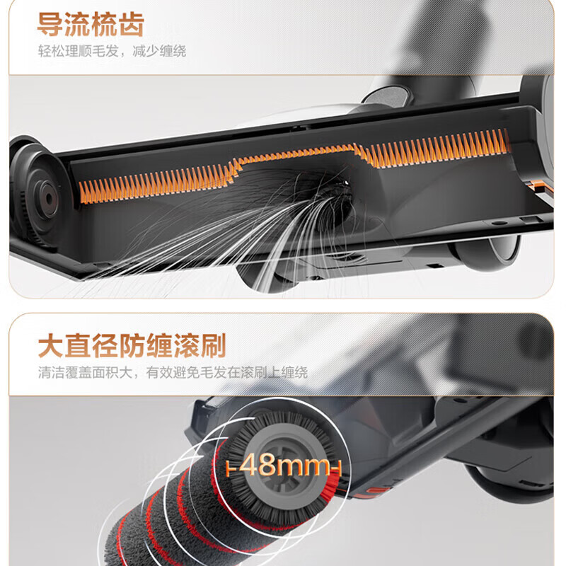 苏泊尔(SUPOR)手持式吸尘器无线家用绿光显尘车载大吸力除螨除尘 猫狗毛发防缠绕 EVS-C11 PLUS-L高清大图