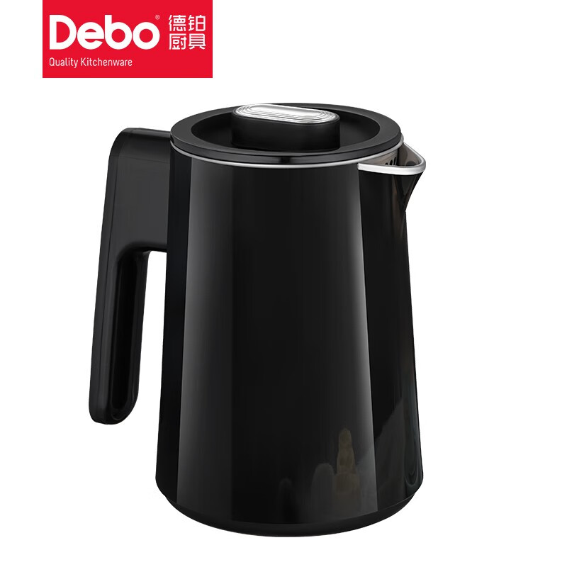 Debo德铂多瑞特800W电热水壶0.8L 210*190*232mm DB-136高清大图
