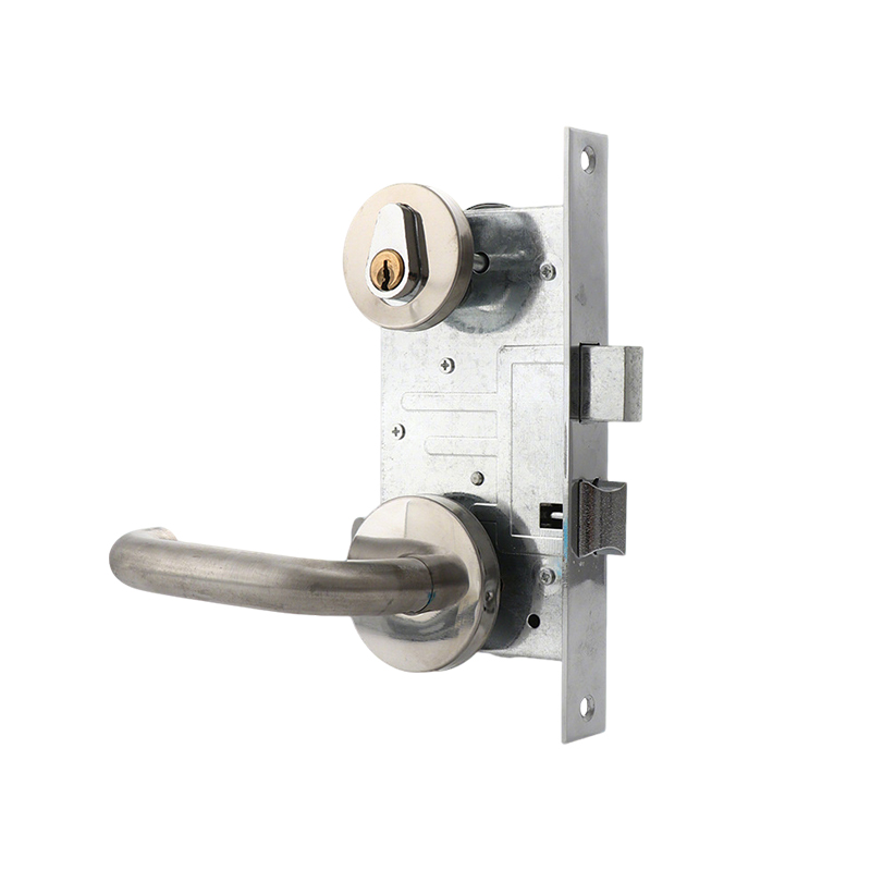 围达 双面开安全消防门锁 不锈钢防火锁通开 把高清大图