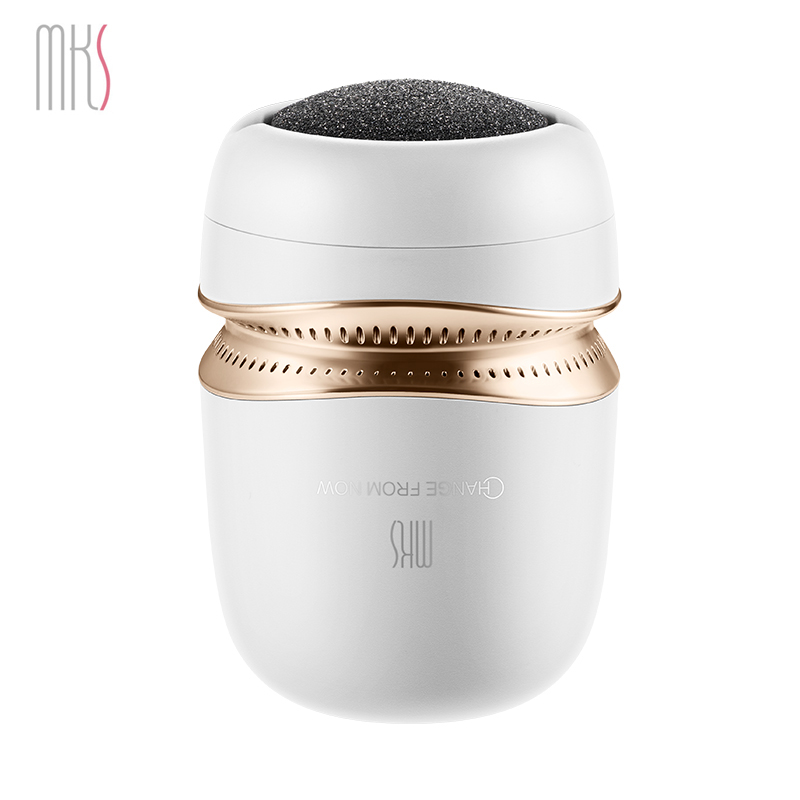 美克斯(MKS) NV8615B 自动吸尘磨脚器(便携版)电动磨脚去老茧脚皮死皮充电式修足修脚器