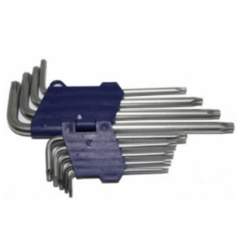 长城 338109 9PCS亚光花型加长内六角扳手组套高清大图