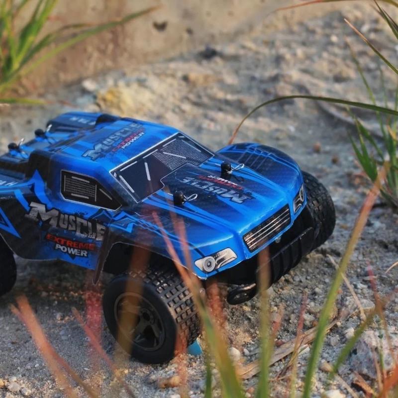 儿童玩具遥控车越野车漂移攀爬车遥控高速车仿真rc大脚车皮卡车lrc005